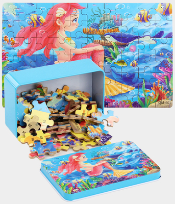 3D木のEcoの友好的な注文のジグソー パズルの漫画の子供のジグソー パズル