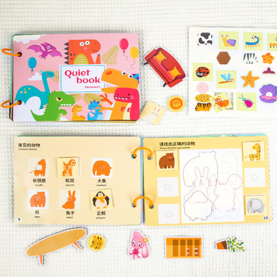 就学前早期学習幼児アクティビティブック子供用ボードブック 6”X6”～10”X10”