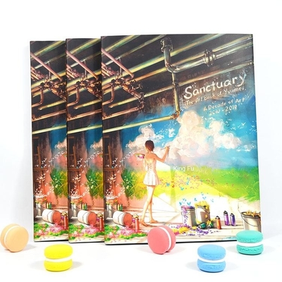 FSC SGS ハードカバーブック印刷カスタム CMYK アートフォトブック