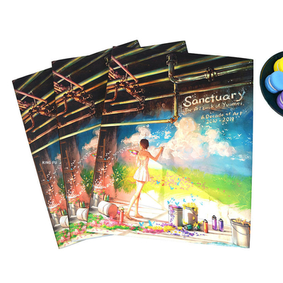 FSC SGS ハードカバーブック印刷カスタム CMYK アートフォトブック