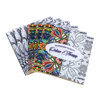 100gsm 120gsm 140gsm Softcover 本の印刷のボール紙の大人の塗り絵